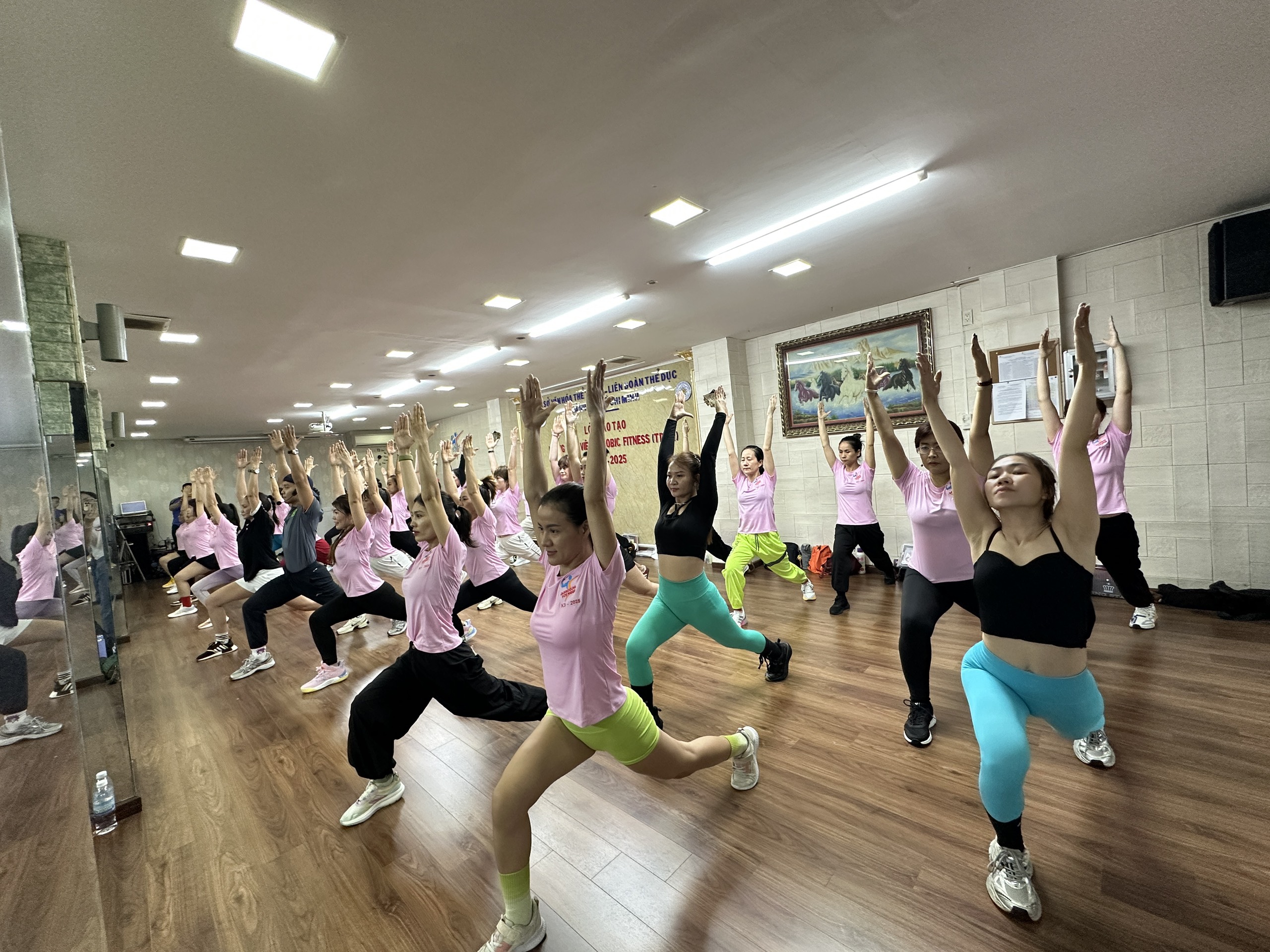Khai giảng Khóa đào tạo Hướng dẫn viên Aerobic Fitness (Thể dục Thẩm mỹ) Thành phố Hồ Chí Minh cấp độ 1 khóa 3 năm 2025