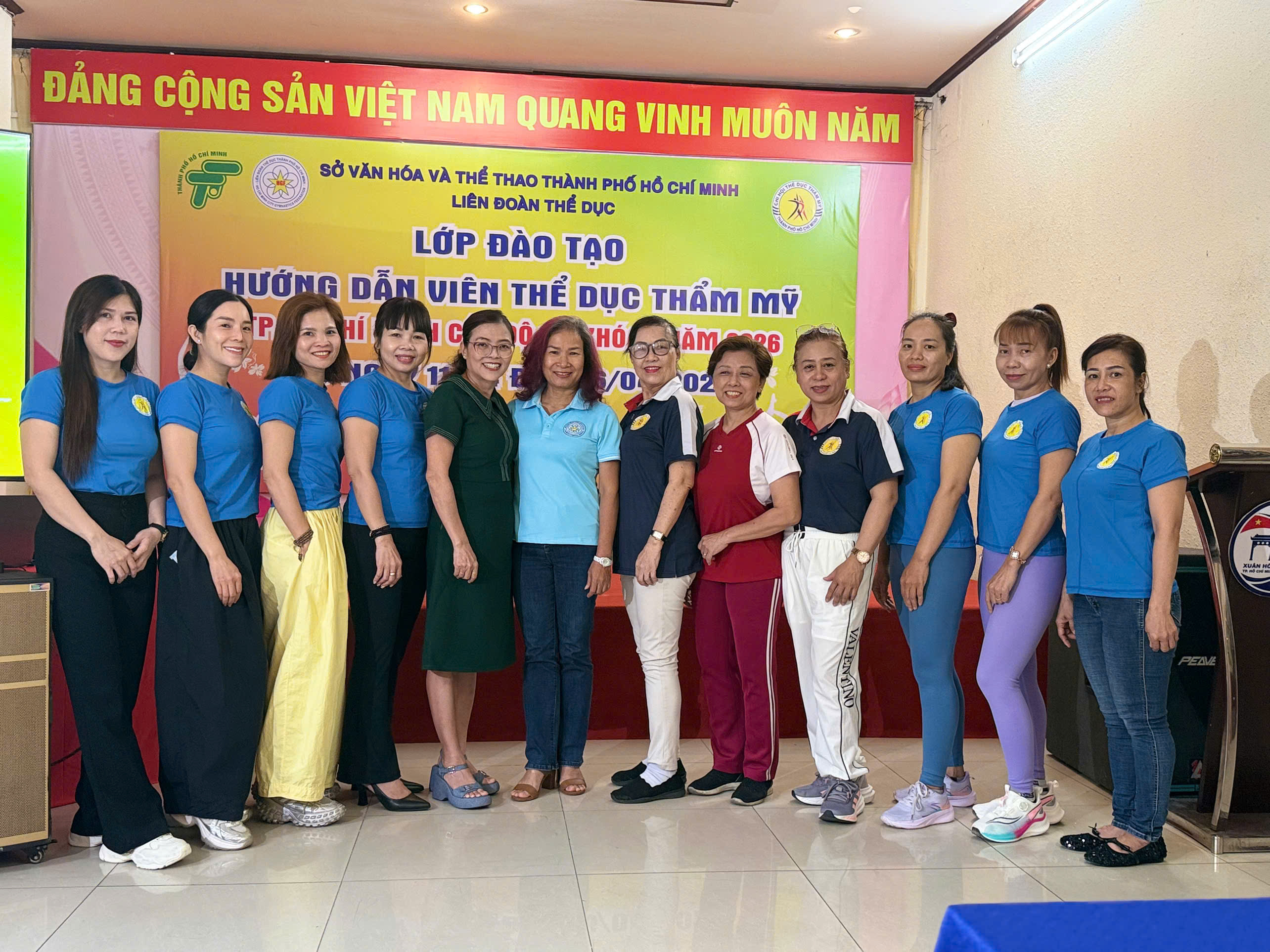 Khai giảng lớp Đào tạo Hướng dẫn viên Thể dục thẩm mỹ Cấp độ 1-Khoá 1 năm 2026