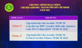 Lịch hoạt động Chi hội Aerobic