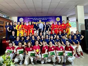 Chi hội Thể dục Thẩm mỹ Thành phố Hồ Chí Minh đã tổ chức Bế giảng lớp Đào tạo Hướng dẫn viên Thể dục thẩm mỹ Cấp độ 1-Khoá 1-2026