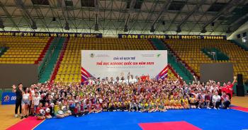 Đội tuyển Aerobic Thành phố Hồ Chí Minh giành vị trí nhất toàn đoàn giải VĐ Thể dục Trẻ quốc gia 2025